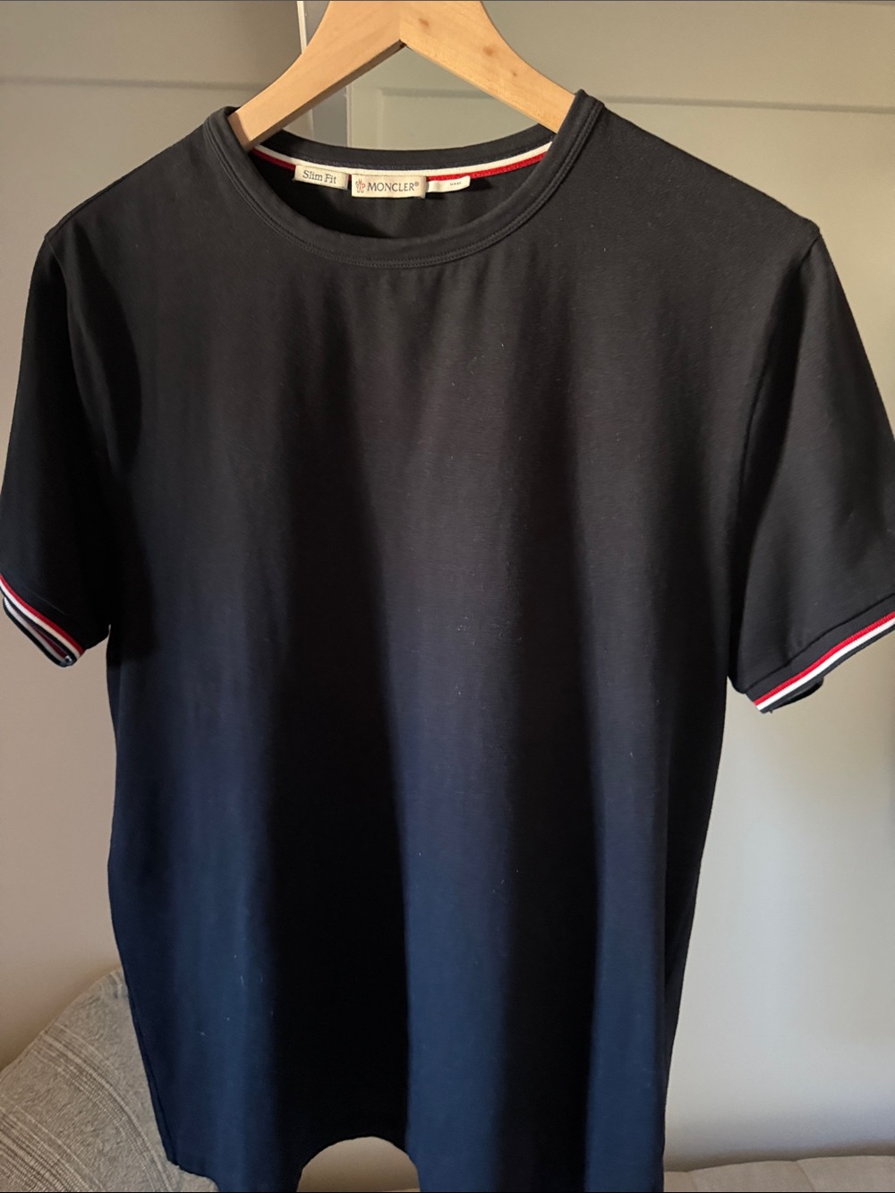 Moncler Men’s Tricolor Tee
